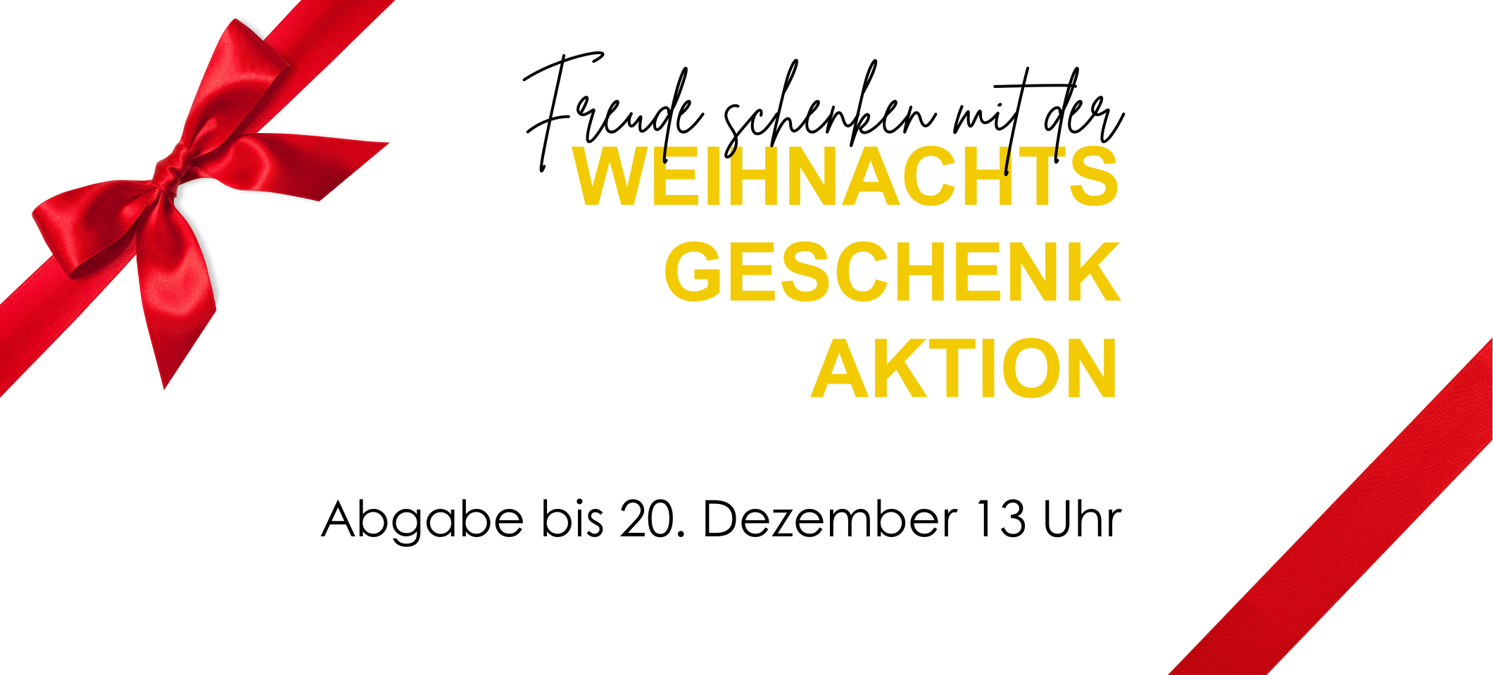 Weihnachtsgeschenk-Aktion